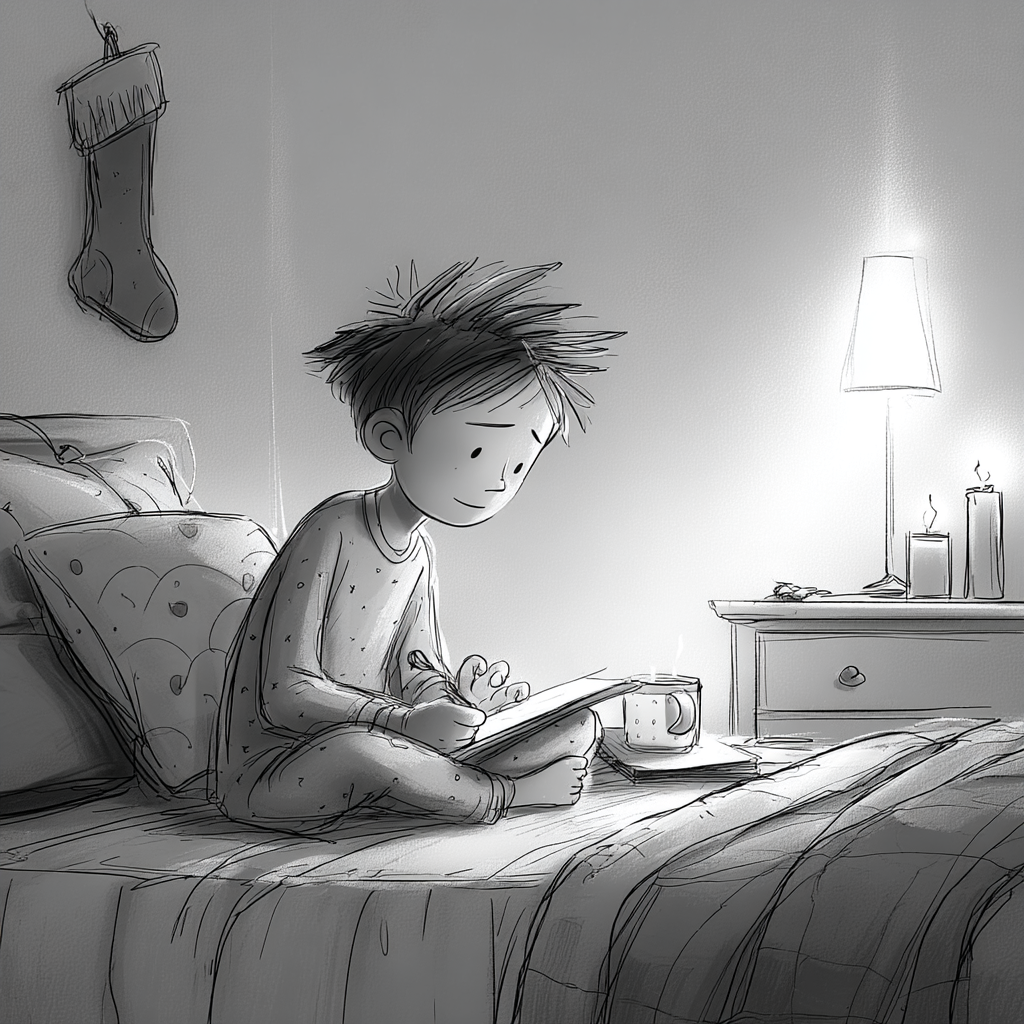 joshsoliz__cozy_pencil_storyboard_of_child_in_pajamas_writing_df21c8ae-75df-46ef-92b1-316981d1417e_3